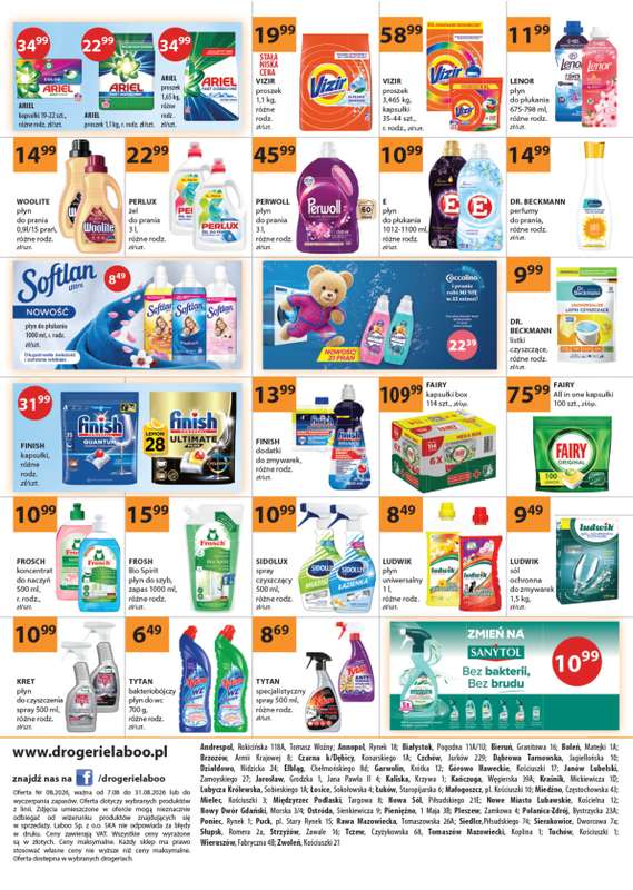 Drogerie Laboo - gazetka promocyjna Gazetka od piątku 07.08 do poniedziałku 31.08 - strona 6