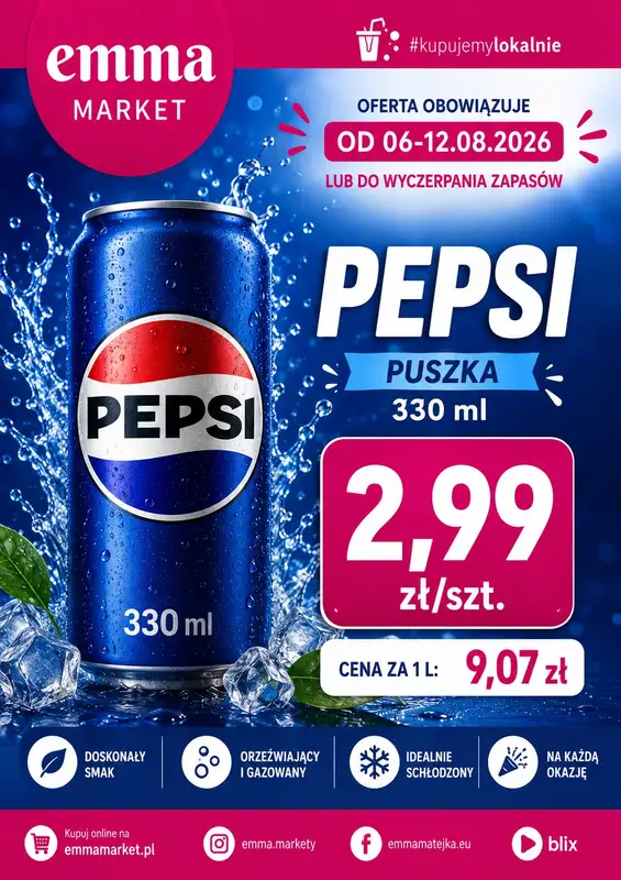 emma MARKET - gazetka promocyjna Plakaty promocyjne od czwartku 06.08 do środy 12.08 - strona 7