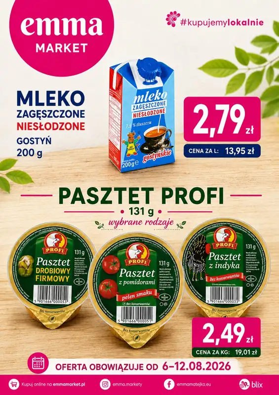 emma MARKET - gazetka promocyjna Plakaty promocyjne od czwartku 06.08 do środy 12.08 - strona 2