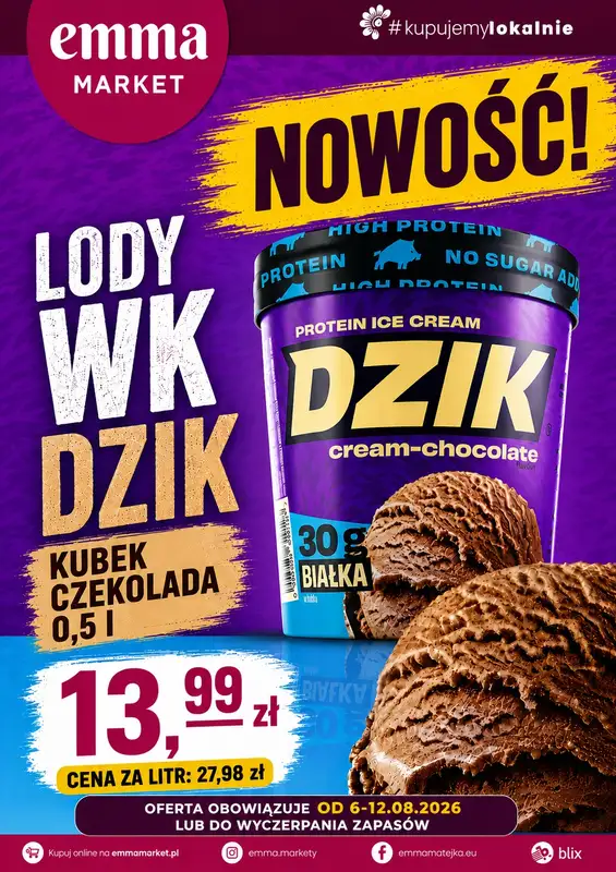 emma MARKET - gazetka promocyjna Plakaty promocyjne od czwartku 06.08 do środy 12.08 - strona 6