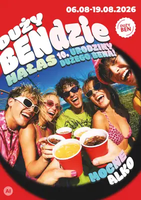 Duży Ben - gazetka promocyjna Gazetka alkoholowa od czwartku 06.08 do środy 19.08