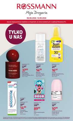 Rossmann - gazetka promocyjna Gazetka od czwartku 06.08 do środy 12.08