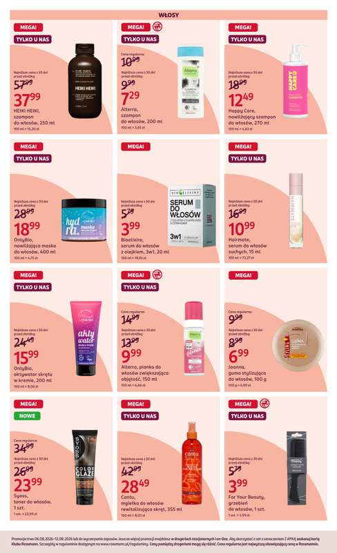 Rossmann - gazetka promocyjna Gazetka od czwartku 06.08 do środy 12.08 - strona 4