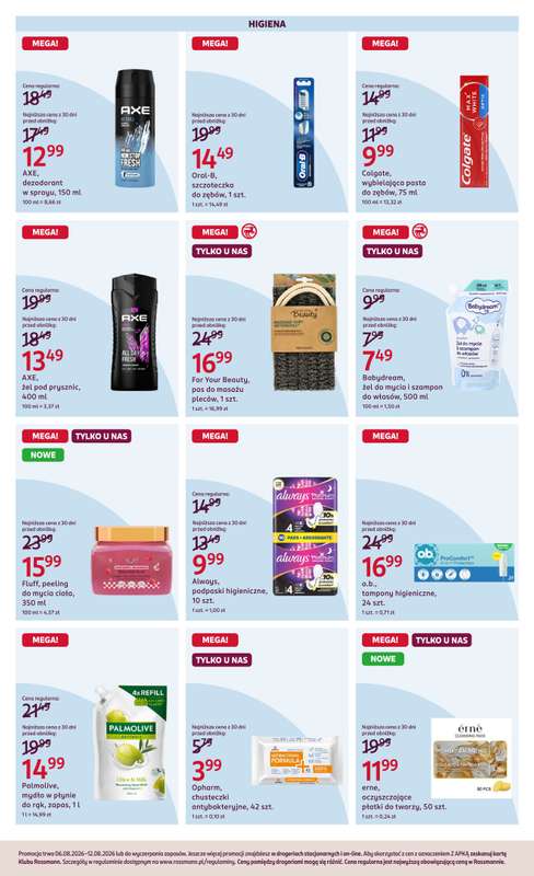 Rossmann - gazetka promocyjna Gazetka od czwartku 06.08 do środy 12.08 - strona 5