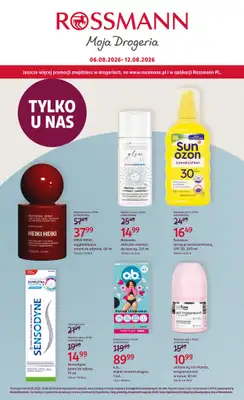 Rossmann - gazetka promocyjna Gazetka od czwartku 06.08 do środy 12.08
