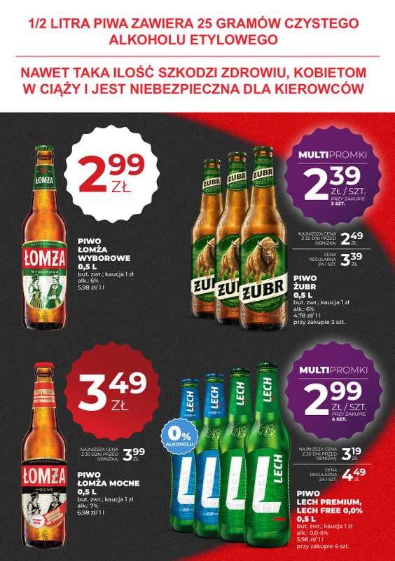 Duży Ben - gazetka promocyjna Gazetka piwna od czwartku 06.08 do środy 19.08 - strona 3