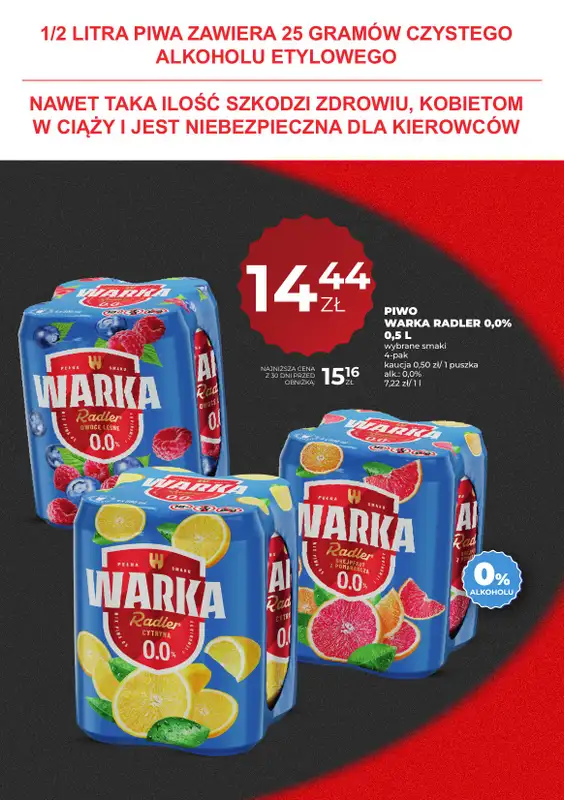 Duży Ben - gazetka promocyjna Gazetka piwna od czwartku 06.08 do środy 19.08 - strona 13
