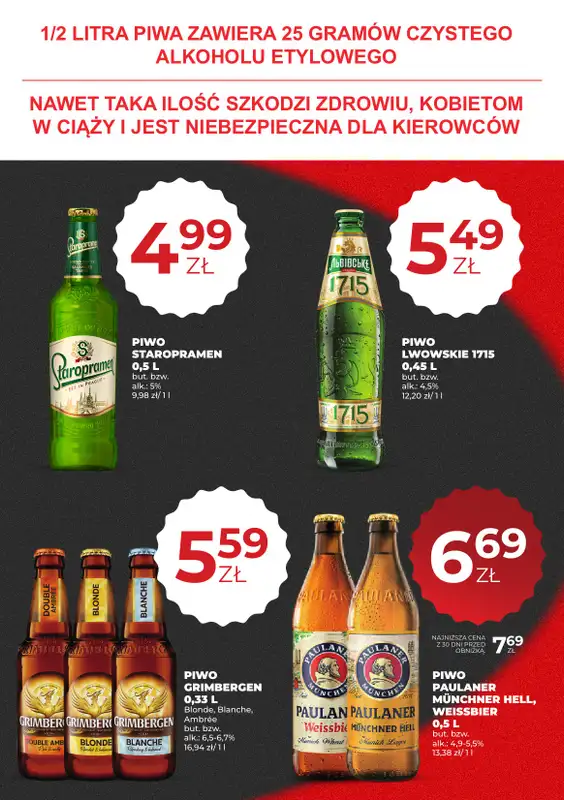 Duży Ben - gazetka promocyjna Gazetka piwna od czwartku 06.08 do środy 19.08 - strona 7