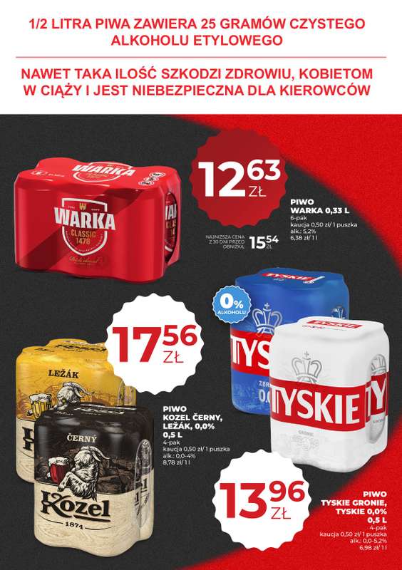 Duży Ben - gazetka promocyjna Gazetka piwna od czwartku 06.08 do środy 19.08 - strona 9