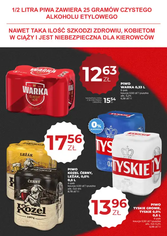 Duży Ben - gazetka promocyjna Gazetka piwna od czwartku 06.08 do środy 19.08 - strona 9