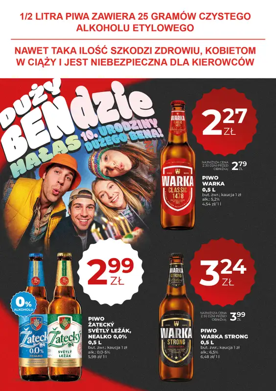 Duży Ben - gazetka promocyjna Gazetka piwna od czwartku 06.08 do środy 19.08 - strona 2