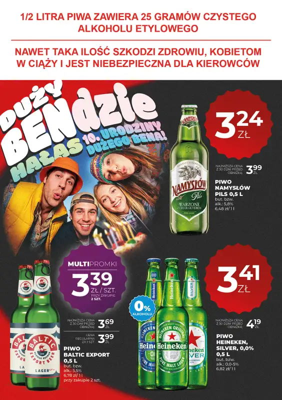 Duży Ben - gazetka promocyjna Gazetka piwna od czwartku 06.08 do środy 19.08 - strona 4