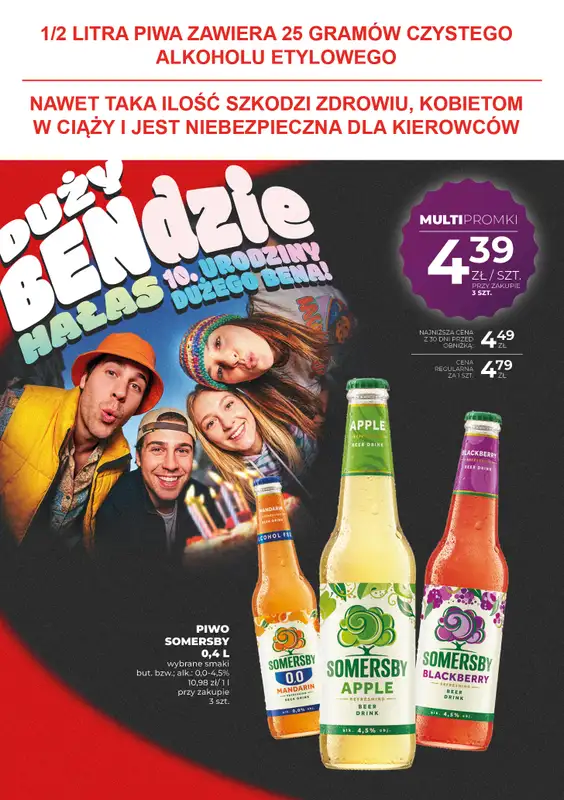 Duży Ben - gazetka promocyjna Gazetka piwna od czwartku 06.08 do środy 19.08 - strona 12