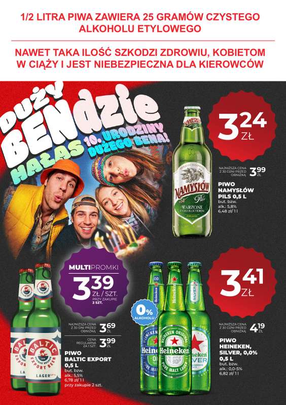 Duży Ben - gazetka promocyjna Gazetka piwna od czwartku 06.08 do środy 19.08 - strona 4