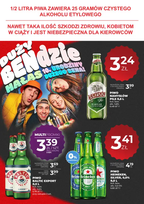 Duży Ben - gazetka promocyjna Gazetka piwna od czwartku 06.08 do środy 19.08 - strona 4