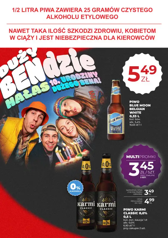Duży Ben - gazetka promocyjna Gazetka piwna od czwartku 06.08 do środy 19.08 - strona 6