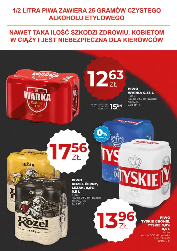 Duży Ben - gazetka promocyjna Gazetka piwna od czwartku 06.08 do środy 19.08 - strona 9