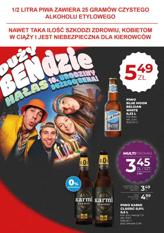 Duży Ben - gazetka promocyjna Gazetka piwna od czwartku 06.08 do środy 19.08 - strona 6