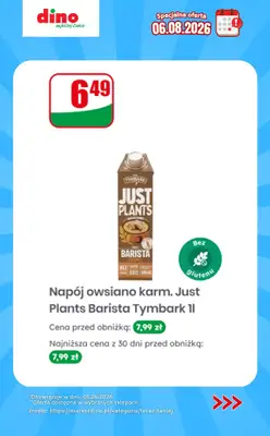 Dino - gazetka promocyjna Specjalna oferta na 06.08.2026 - promocje spoza gazetki od czwartku 06.08 do czwartku 06.08 - strona 9