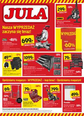Jula - gazetka promocyjna Gazetka od czwartku 06.08 do środy 02.09