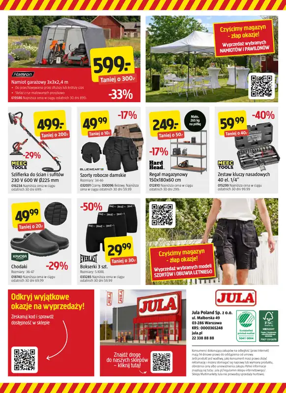Jula - gazetka promocyjna Gazetka od czwartku 06.08 do środy 02.09 - strona 6