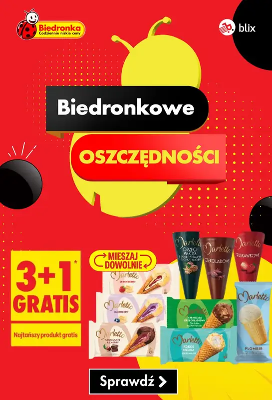 Biedronka - gazetka promocyjna Biedronkowe oszczędności od czwartku  