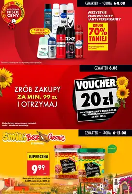 Biedronka - gazetka promocyjna Biedronkowe oszczędności od czwartku od czwartku 06.08 do soboty 08.08 - strona 4