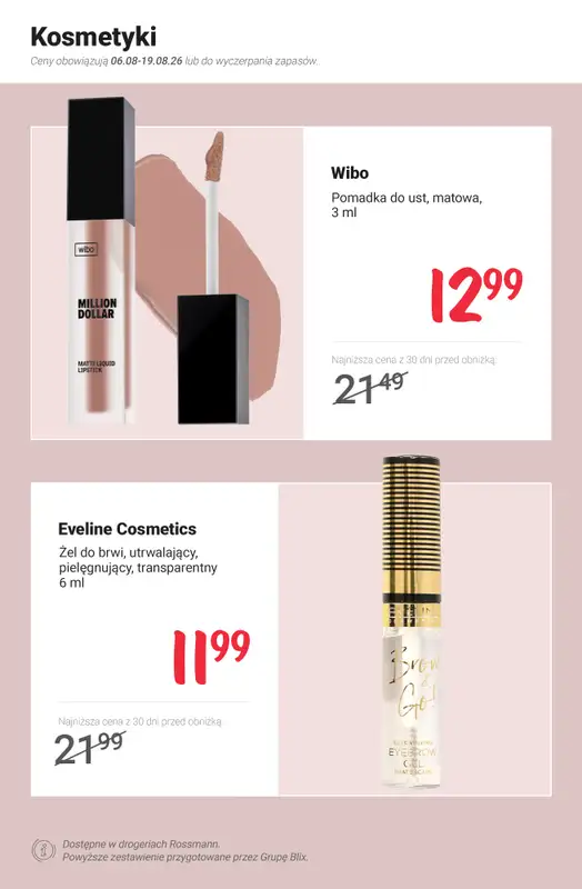Rossmann - gazetka promocyjna Nowe MEGA PROMOCJE - od 6.08 od czwartku 06.08 do środy 19.08 - strona 2