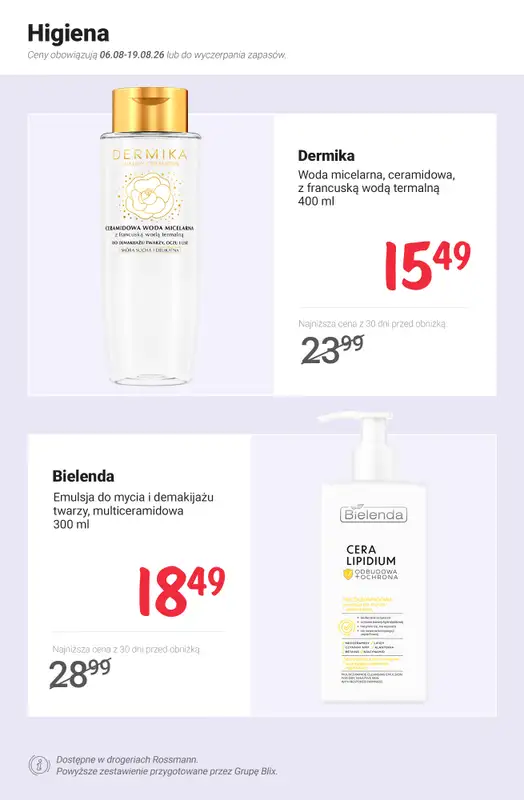 Rossmann - gazetka promocyjna Nowe MEGA PROMOCJE - od 6.08 od czwartku 06.08 do środy 19.08 - strona 9
