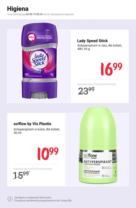 Rossmann - gazetka promocyjna Nowe MEGA PROMOCJE - od 6.08 od czwartku 06.08 do środy 19.08 - strona 8