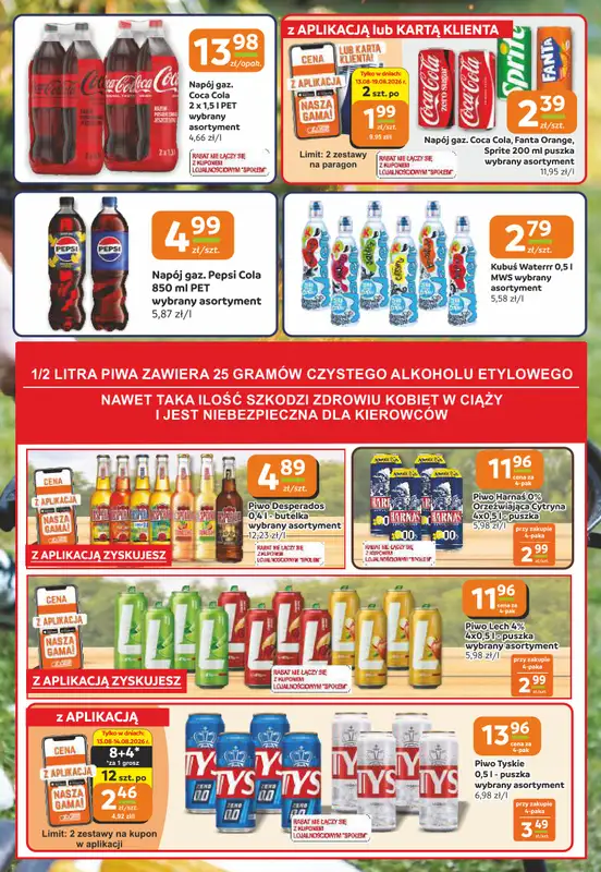 Społem Częstochowa - gazetka promocyjna Gazetka od środy 12.08 do wtorku 25.08 - strona 10