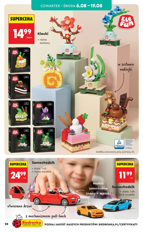 Biedronka - gazetka promocyjna Hity i inspiracje, od 03.08 od poniedziałku 03.08 do środy 19.08 - strona 30