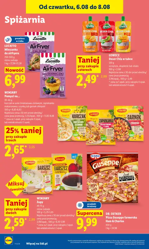 Lidl - gazetka promocyjna Oferta od czwartku od czwartku 06.08 do soboty 08.08 - strona 82