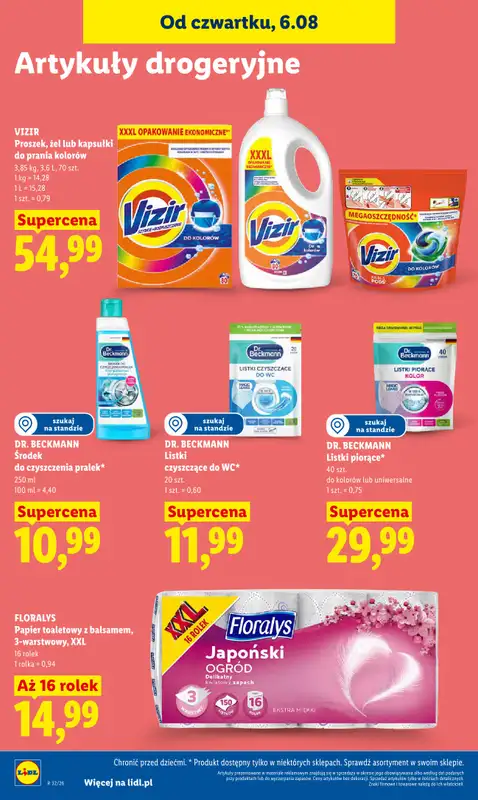 Lidl - gazetka promocyjna Oferta od czwartku od czwartku 06.08 do soboty 08.08 - strona 86