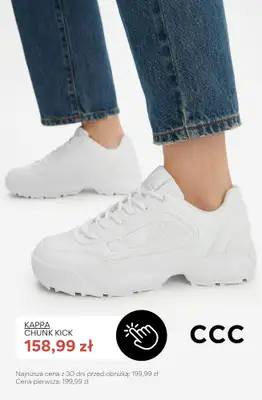 CCC - gazetka promocyjna SALE - białe sneakersy damskie od soboty 08.08  - strona 6