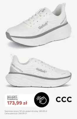 CCC - gazetka promocyjna SALE - białe sneakersy damskie od soboty 08.08  - strona 9