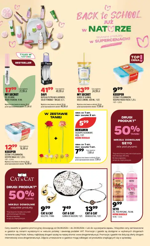 Drogerie Natura - gazetka promocyjna Gazetka od czwartku 06.08 do poniedziałku 24.08 - strona 20