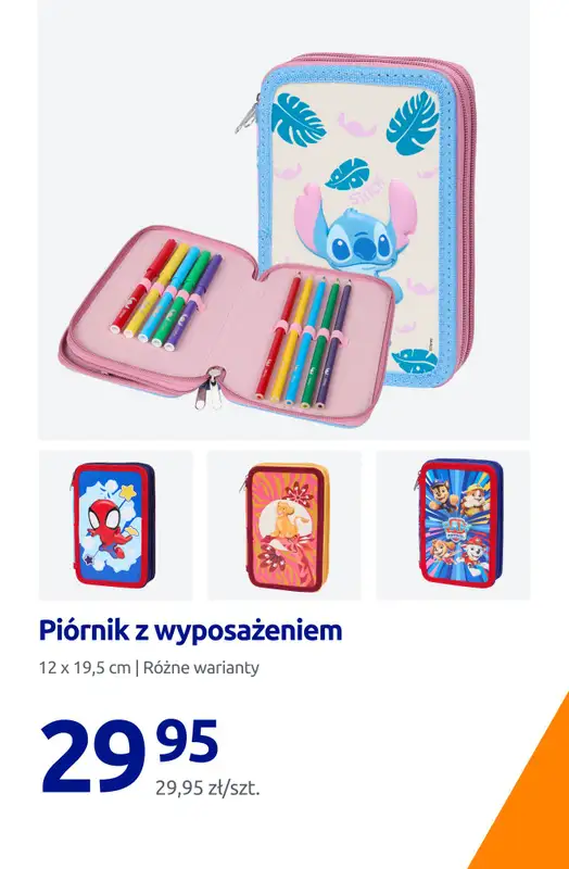 Action - gazetka promocyjna Przybory szkolne, plecaki i piórniki w niskich cenach! od piątku 07.08 do wtorku 11.08 - strona 8