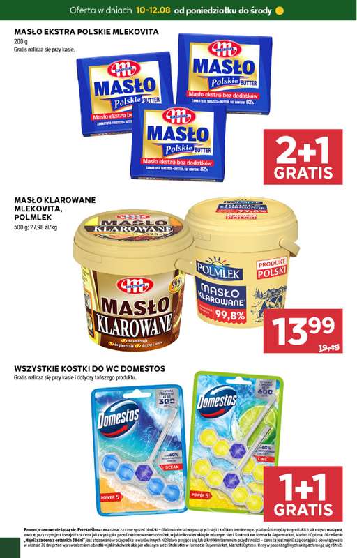 Stokrotka - gazetka promocyjna Hity na start od poniedziałku 10.08 do środy 12.08 - strona 4