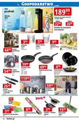 Leclerc - gazetka promocyjna Oferta urodzinowa Leclerc Radom od poniedziałku 10.08 do niedzieli 23.08 - strona 14