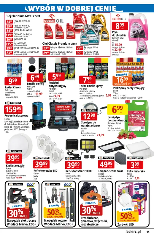 Leclerc - gazetka promocyjna Oferta urodzinowa Leclerc Radom od poniedziałku 10.08 do niedzieli 23.08 - strona 15
