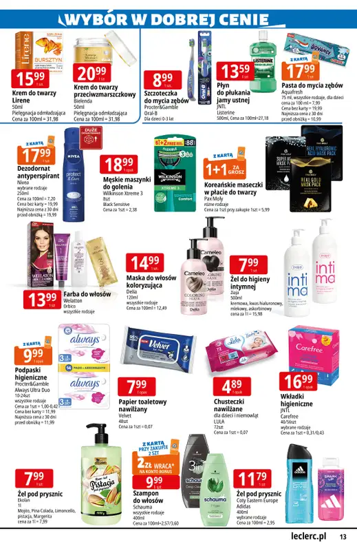 Leclerc - gazetka promocyjna Oferta urodzinowa Leclerc Radom od poniedziałku 10.08 do niedzieli 23.08 - strona 13