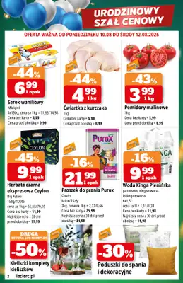 Leclerc - gazetka promocyjna Oferta urodzinowa Leclerc Radom od poniedziałku 10.08 do niedzieli 23.08 - strona 2