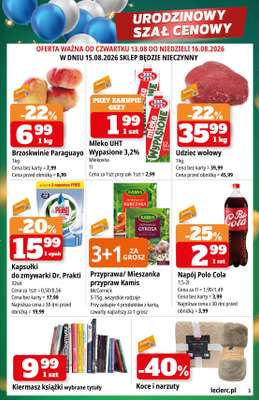 Leclerc - gazetka promocyjna Oferta urodzinowa Leclerc Radom od poniedziałku 10.08 do niedzieli 23.08 - strona 3