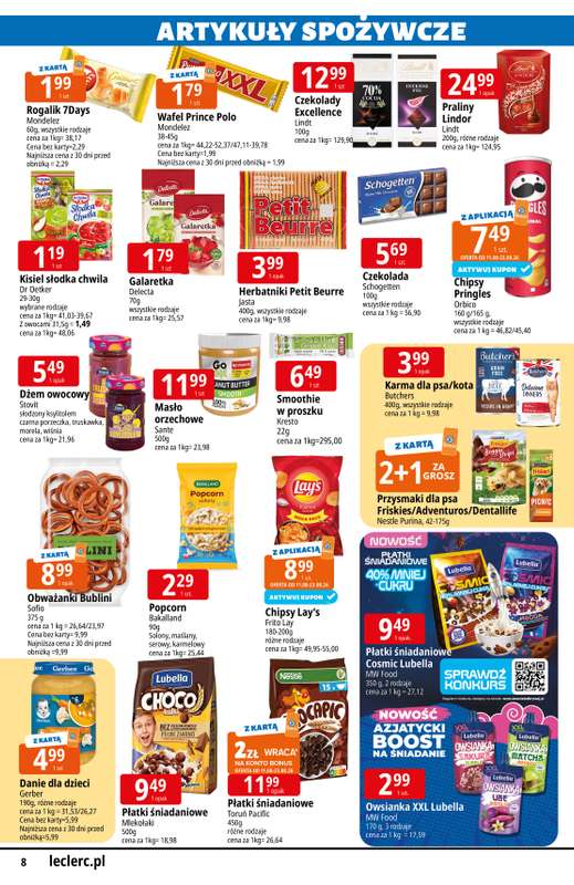 Leclerc - gazetka promocyjna Oferta urodzinowa Leclerc Radom od poniedziałku 10.08 do niedzieli 23.08 - strona 8