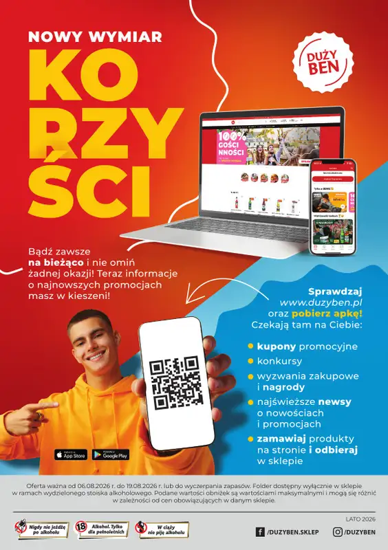 Duży Ben - gazetka promocyjna Gazetka alkoholowa od czwartku 06.08 do środy 19.08 - strona 40