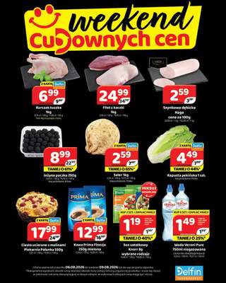 Delfin - gazetka promocyjna Weekend cudownych cen od czwartku 06.08 do niedzieli 09.08