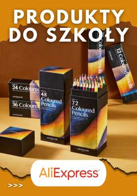 AliExpress - gazetka promocyjna Przybory szkolne od soboty 08.08 