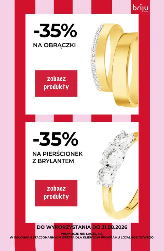 Briju - gazetka promocyjna Szaleństwo kuponów od piątku 07.08 do poniedziałku 31.08 - strona 3