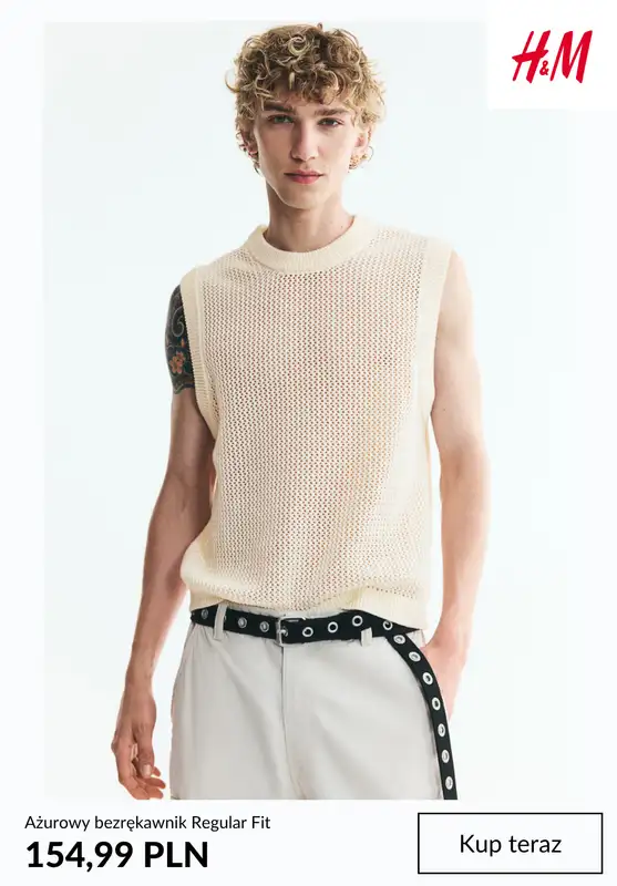 H&M - gazetka promocyjna NOWOŚCI - kolekcja męska od soboty 08.08  - strona 4